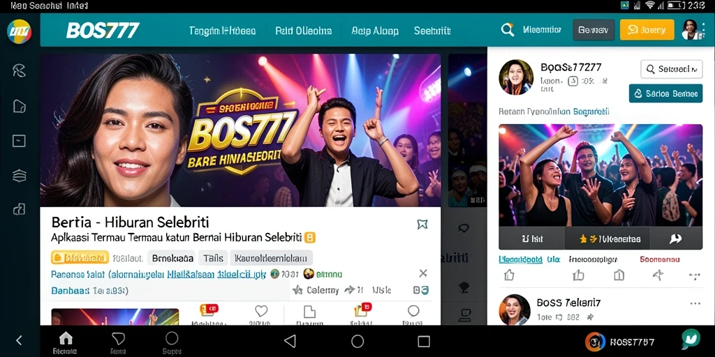 Tampilan antarmuka BOS777 yang menarik dan informatif.