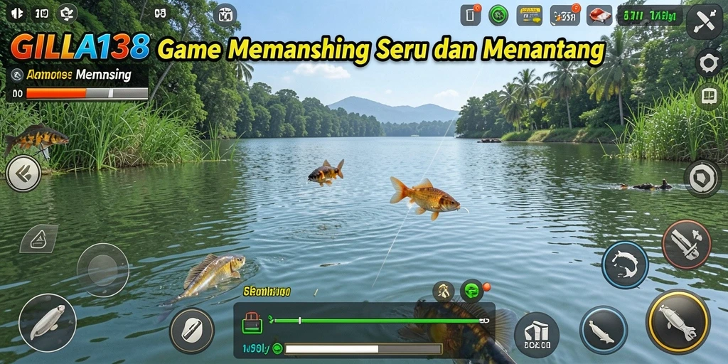 Screenshot GILA138 menampilkan antarmuka memancing yang menarik dan interaktif.