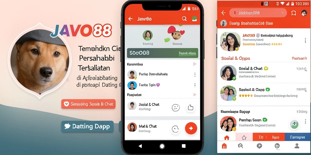 Tampilan antarmuka aplikasi JAVO88 yang menarik dan fungsional.