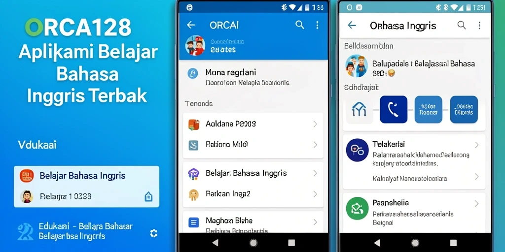 Tampilan antarmuka ORCA128 yang intuitif dan ramah pengguna.